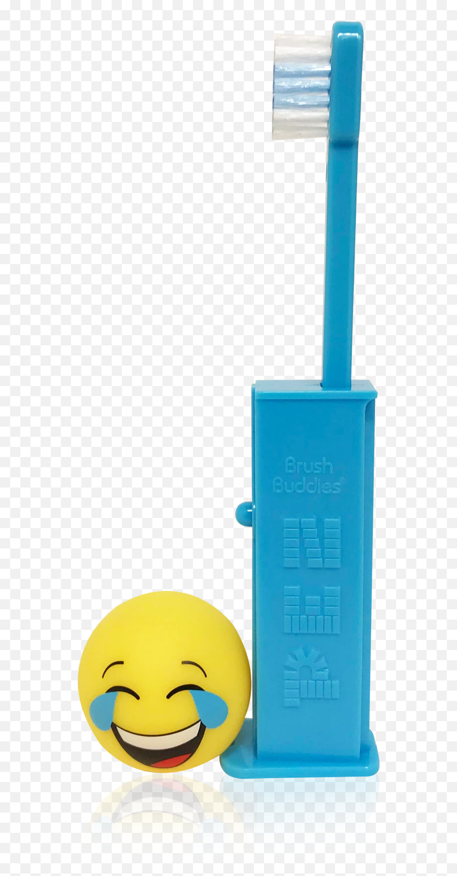 Brush Buddies Pez Poppin Emoji Lol Toothbrush - Smiley,Ruler Emoji