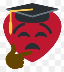 Emoji Bot Current Mood - Botsinspace Graduation,Red Dress Emoji