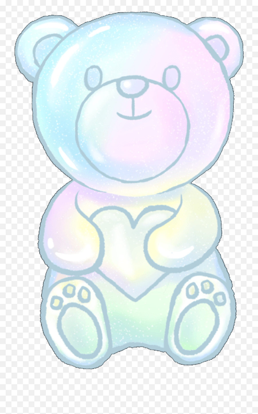 Super Cute Gummy Bear Sticker - Cute Gummy Bear Cartoon Emoji,Gummy Bear Emoji