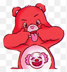 Care Carebear Carebears Bear - Aesthetic Goth Emoji,Care Bear Emoji