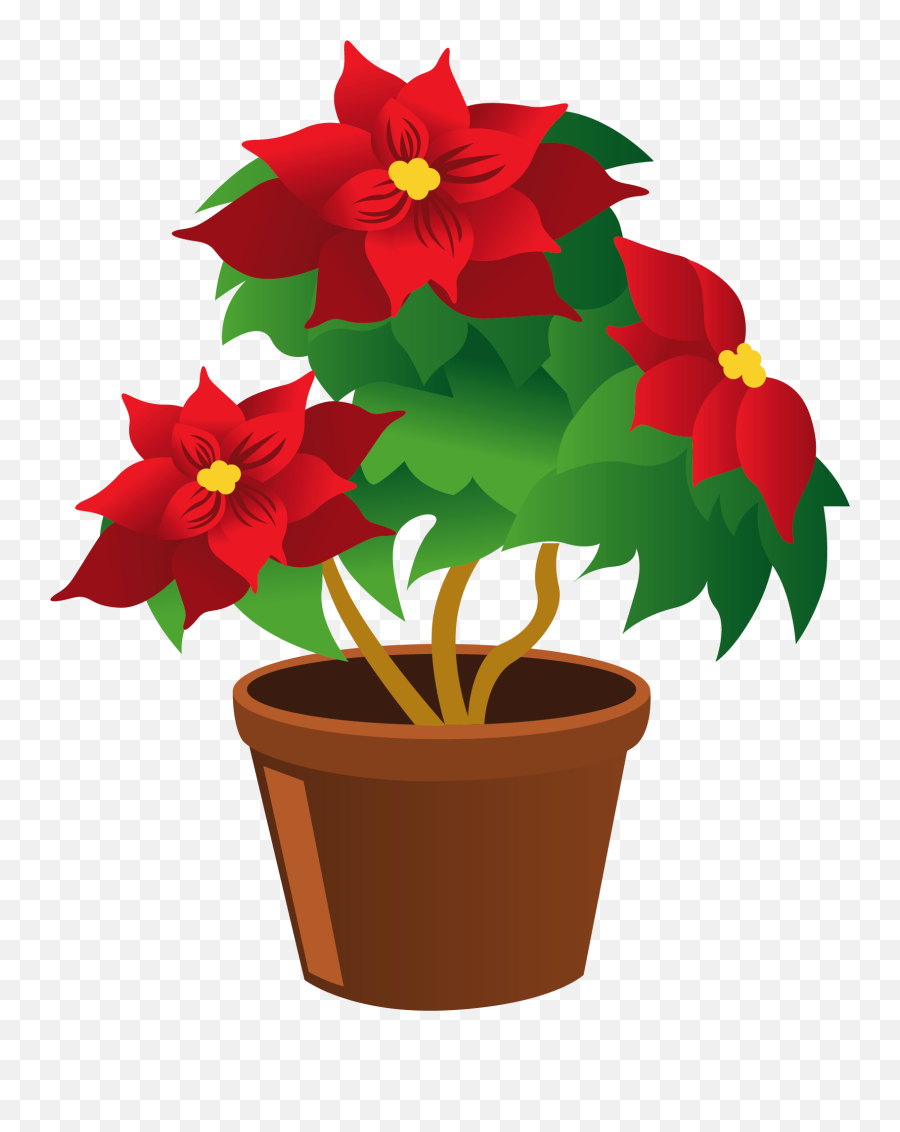 Flowering Plant Potted Plant Clipart - Ornamental Plants Clip Art Emoji,Potted Plant Emoji