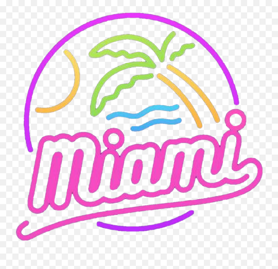 Miami Sticker By Shunchi7 - Clip Art Emoji,Miami Emoji