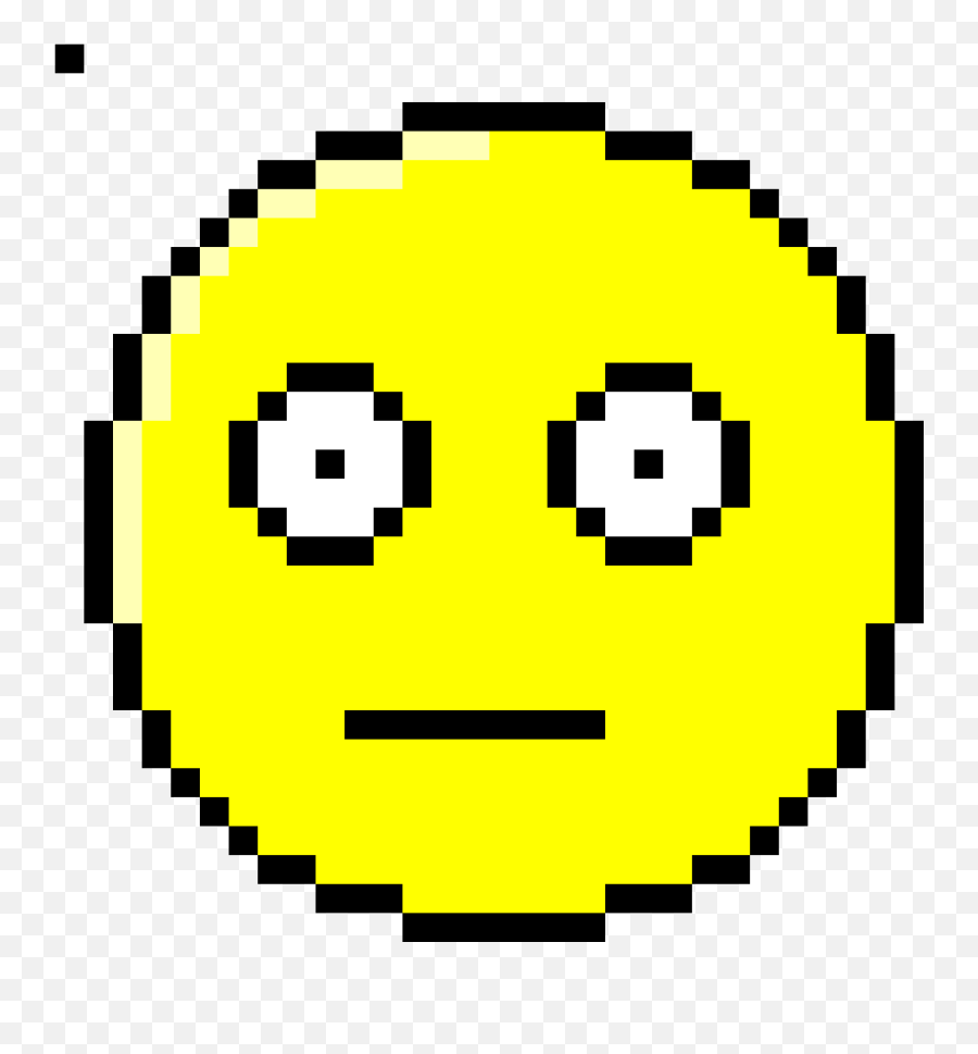 Pixilart - Emoji Normal By Guilhermegames Pixel Art Spinning Coin Gif,Emoji Games