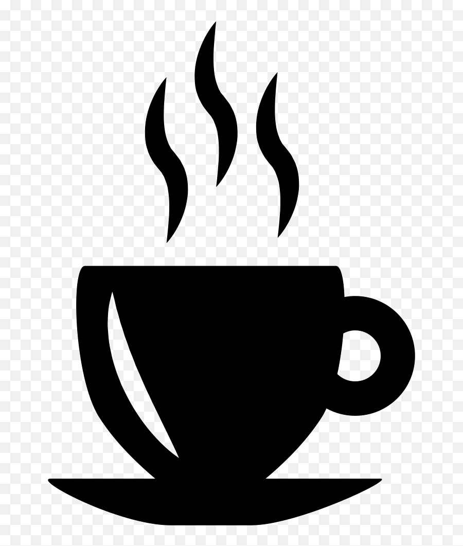 Cup Coffee Cup Drinkware Clip Art - Cup Of Tea Png Black Emoji,Coffee Cup Emoji