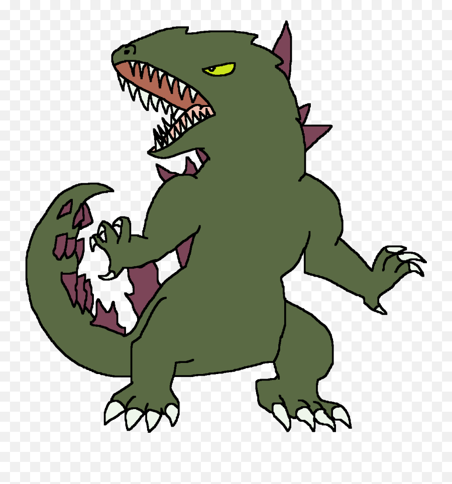 Godzilla 2000 Gcogm Clipart - Animal Figure Emoji,Godzilla Emoji