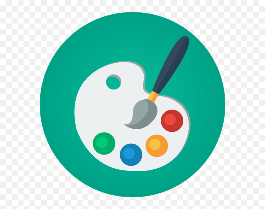 Paint Palette Free Vector Icons - Paint Palette Flat Vector Emoji,Paint Palette Emoji