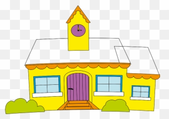 School Clipart Free Download Transparent Png Creazilla - Cartoon Png Elementary School Emoji,School Emoji Png