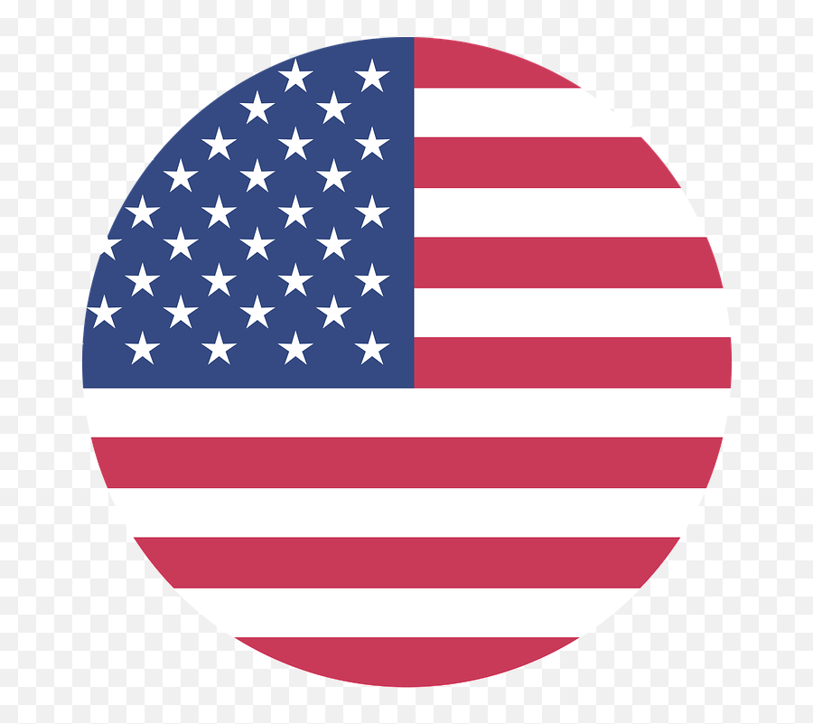 American Flag Background 4th - American Flag Circle Vector Emoji,Pride Emoji Facebook