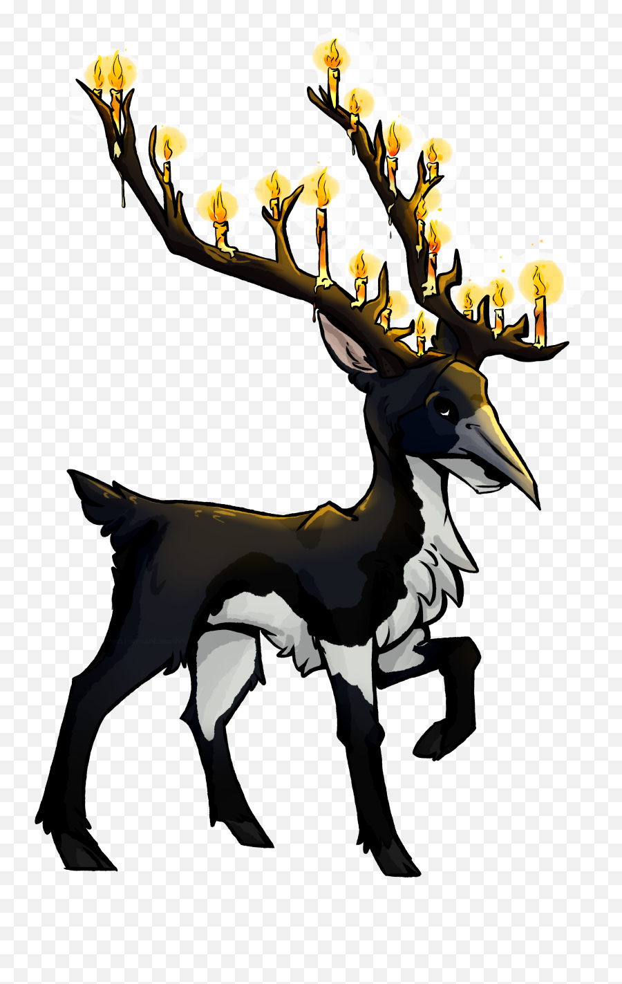 Cang Yin The Endless Forest - Animal Figure Emoji,Buck Deer Emoji