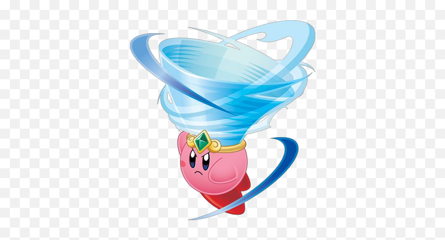 Tornado Kirby Tornado Nintendo - Tornado Kirby Emoji,Tornado Emoticon