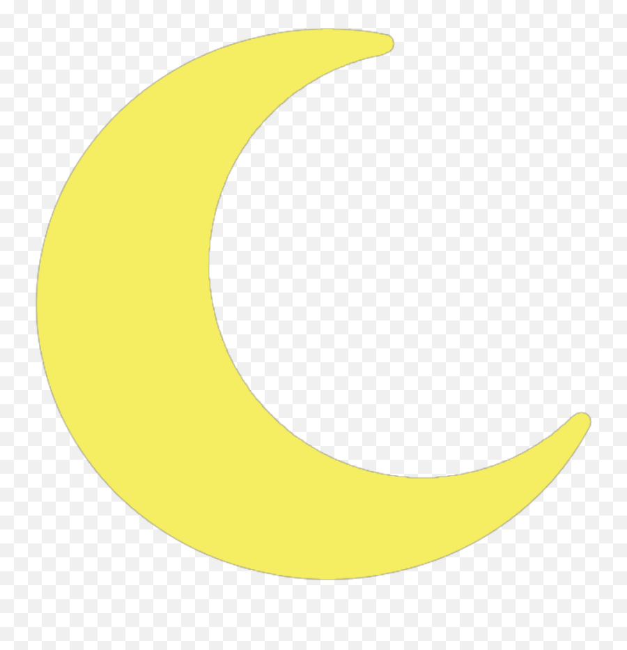 Moon Sailormoon Yellow Aesthetic Emoji - Circle,Sailor Moon Emoji