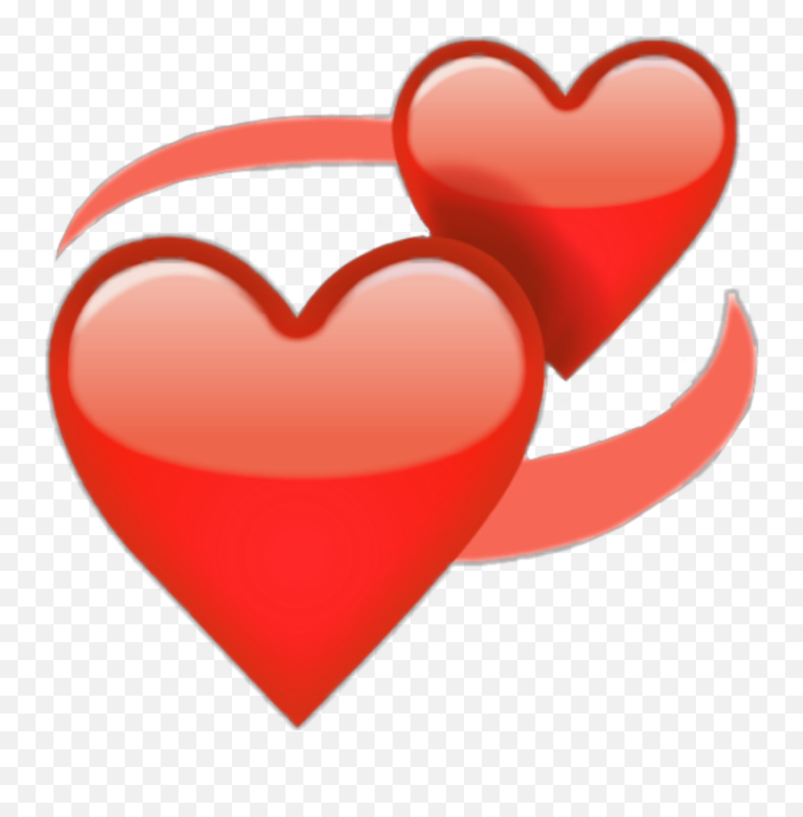 Red Doubleheart Emoji Redemoji Redheart - Mom And Daughter Hearts,Red Apple Emoji