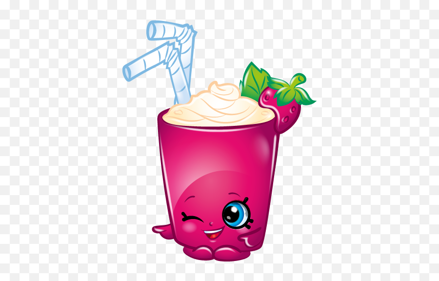 Glass Pencil And In Color Smoothie Png - Shopkins Clipart Emoji,Smoothie Emoji