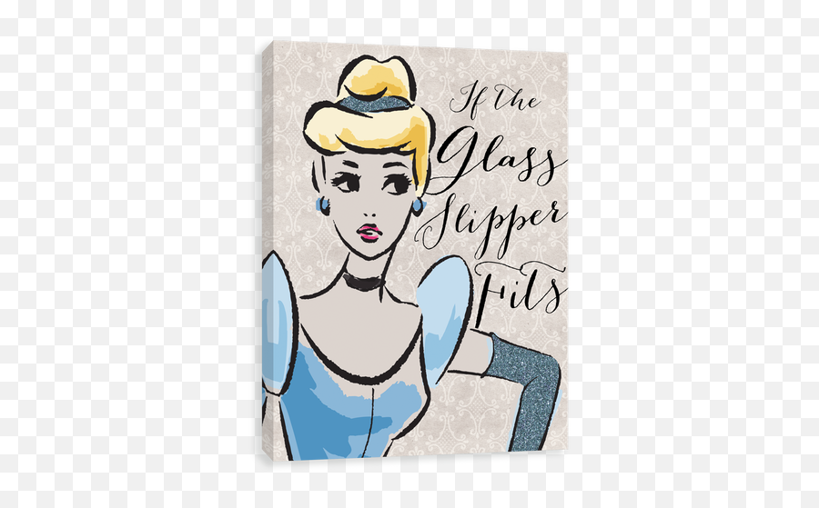 Cinderella Glass Slipper - Fashionista Canvas Belle And Cinderella Emoji,Cinderella Emoji