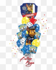 Happy Birthday Paw Patrols Bouquet - Illustration Emoji,Happy Birthday Animated Emoji