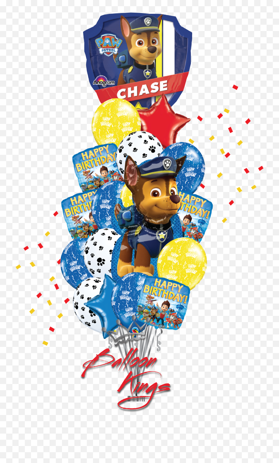 Happy Birthday Paw Patrols Bouquet - Illustration Emoji,Happy Birthday Animated Emoji
