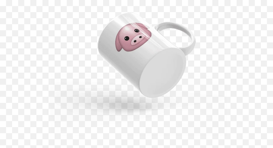 Emoji Pig Mug - Paw,Microwave Emoji