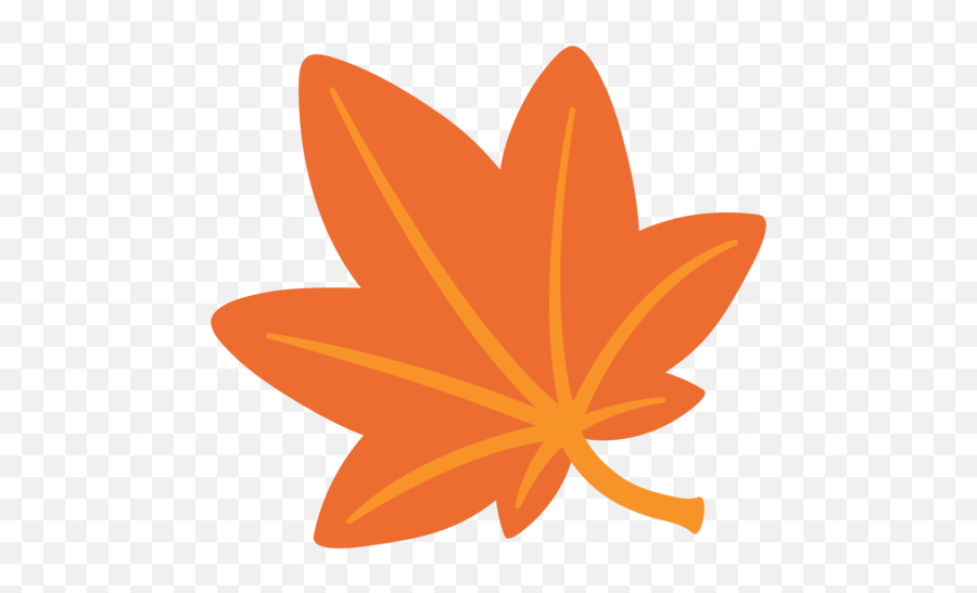 Maple Leaf Emoji - Autumn Emoji,Fall Emojis