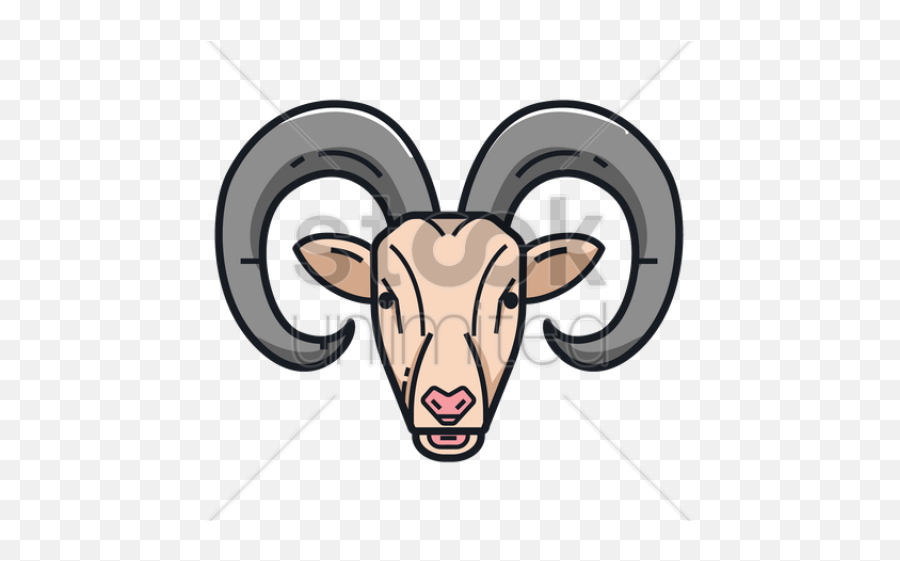 Aries Clipart Ram Horn - Clip Art Emoji,French Horn Emoji