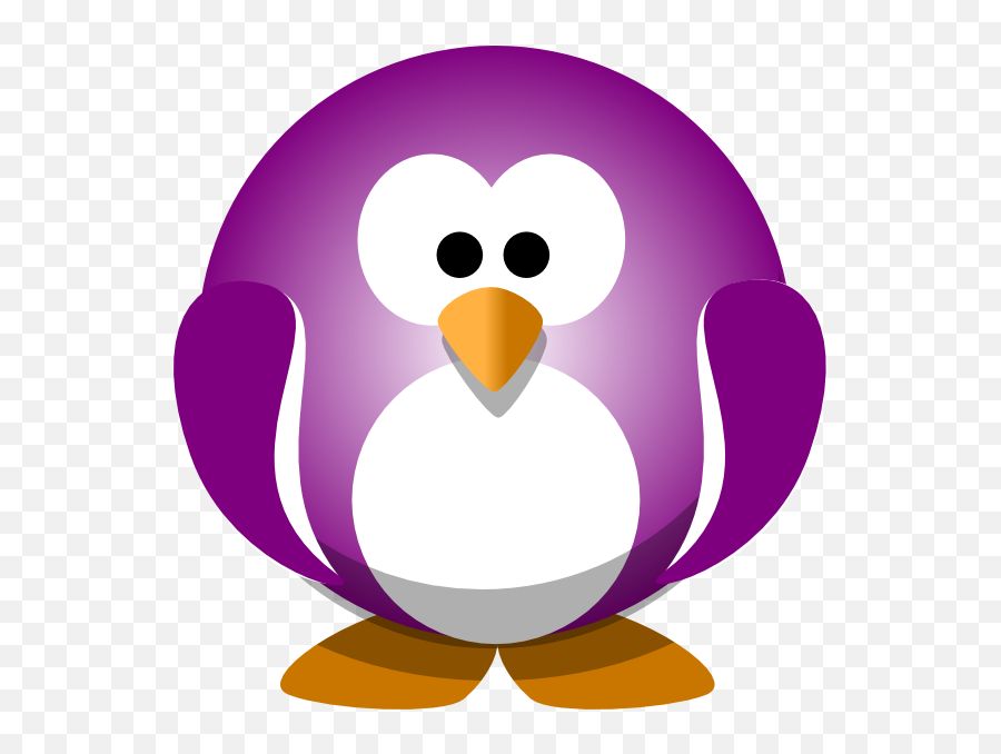 Penguin Clip Art - Purple Penguin Clipart Emoji,Puffin Emoji