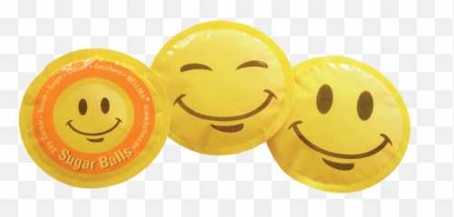 Happy Smiley Face Around The Hot Cup - Emoji