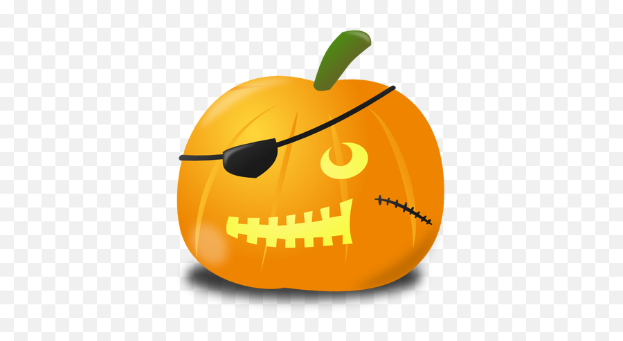 Pirate Pumpkin Vector Graphics - Sad Pumpkin Clipart Emoji,Shocked Emoticon