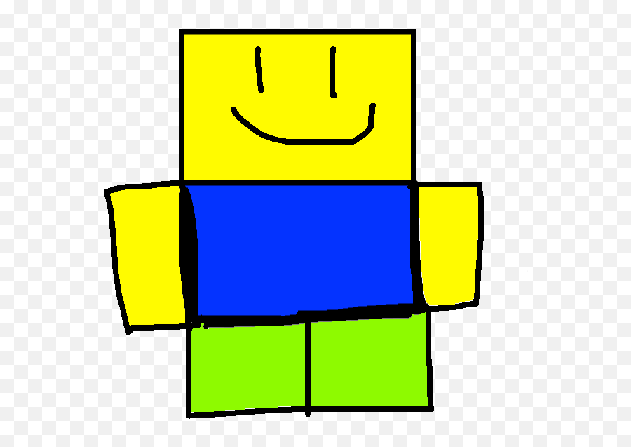 How Draw A Roblox Noob - Large Rectangle Below Represents One Whole Emoji,Ro Emoticon