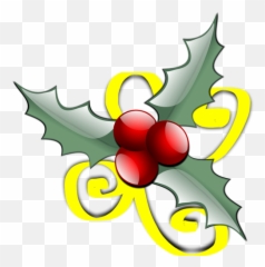Floral Vector Decoration - Clipart Small Christmas Decorations Emoji