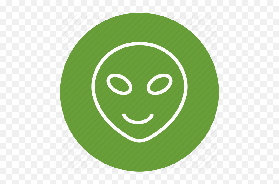 Emoticons Line Circle - Circle Emoji,Alien Emoji Png