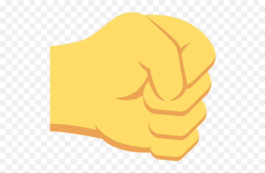 Emojione 1f91c - Left Facing Fist Emoji,Emoji Fist
