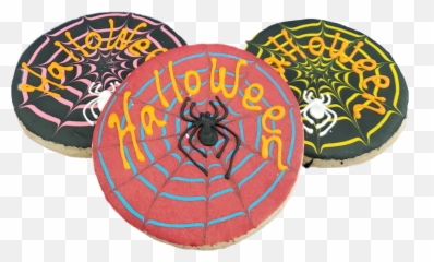 Spider Web Cookie - Circle Emoji,Spider Emoji
