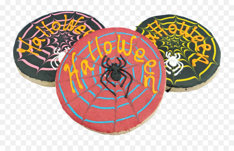 Spider Web Cookie - Circle Emoji,Spider Emoji