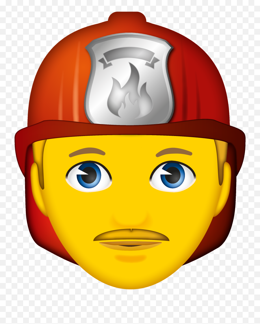 Man Firefighter - Black Firefighter Emoji,Emoji Icons