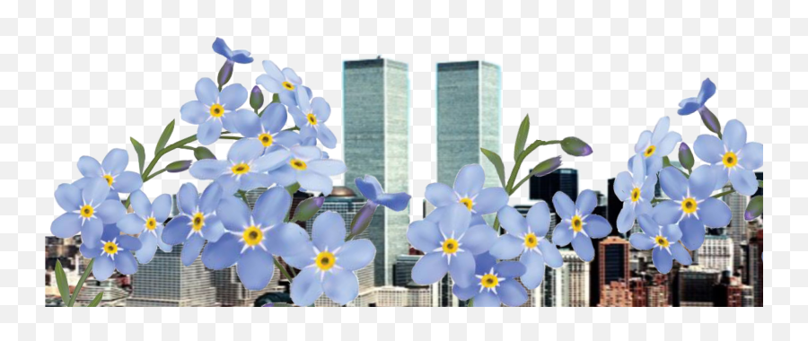 Forgetmenot Remember Memorial 911 September11 911never - Pansy Emoji,9/11 Emoji