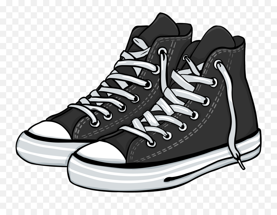 Clipart Converse Transparent Background - Converse Vector Png Emoji,Emoji Converse Shoes