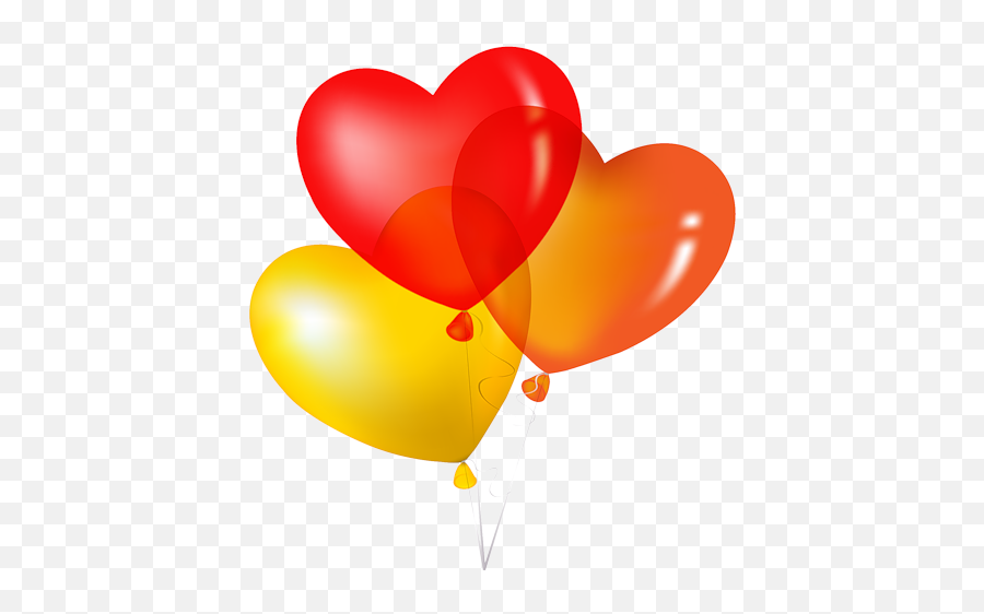 Heart Png Balloon - Heart Shaped Balloon Vector Emoji,Heart Emoji Balloon