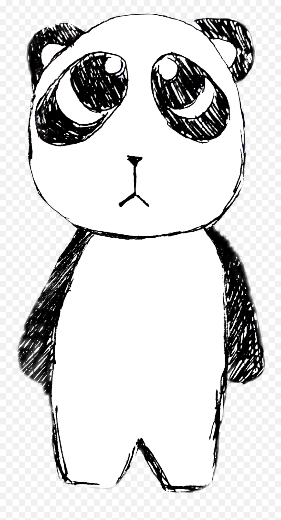 Ftepandas Panda Sad Sadpanda Drawing Sketch Doodle - Illustration Emoji,Sad Panda Emoji