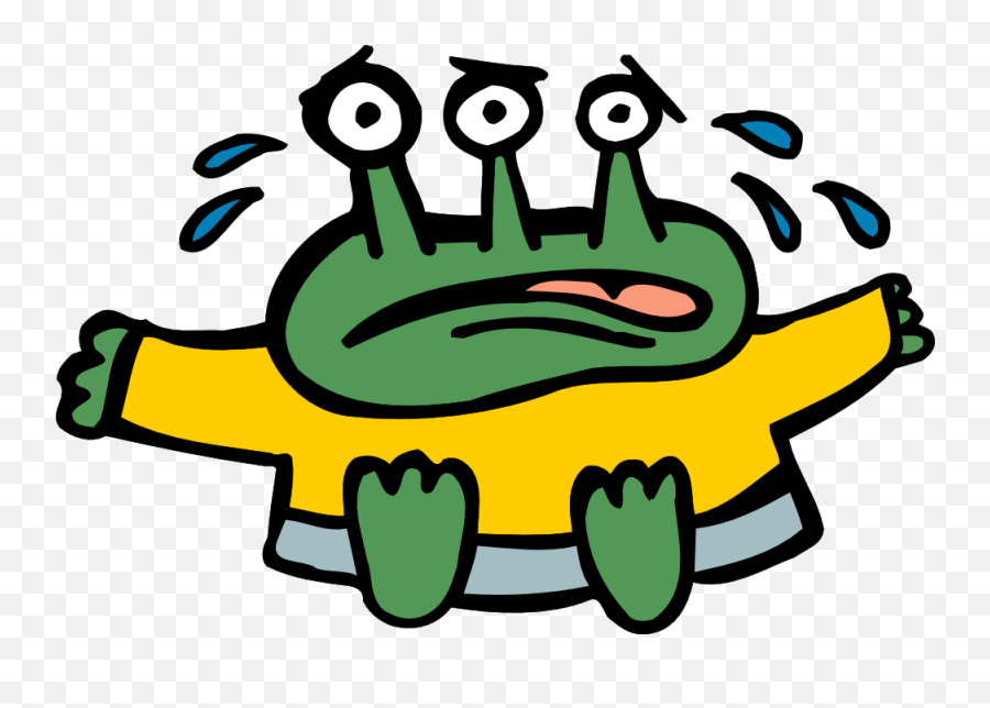 Crying Clipart Cring Crying Cring Transparent Free For - Cartoon Alien Crying Emoji,Cries Emoji