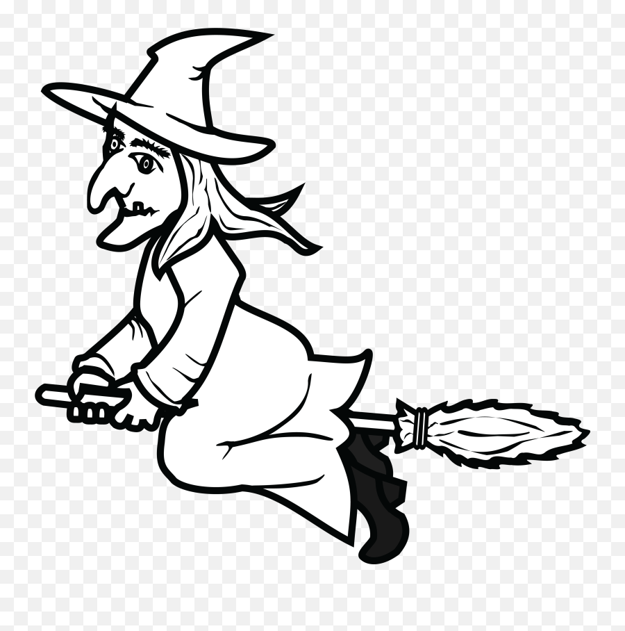 Drawing Witch Witchcraft Transparent U0026 Png Clipart Free - Witch Clipart Black And White Emoji,Witch Emojis