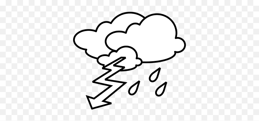 60 Free Thunderstorm U0026 Lightning Vectors - Pixabay Stormy Clip Art Emoji,Thunder Cloud Emoji