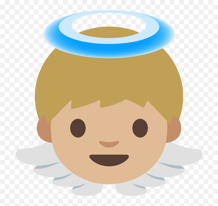 Baby Angel Emoji Clipart,Angel Emoji Png