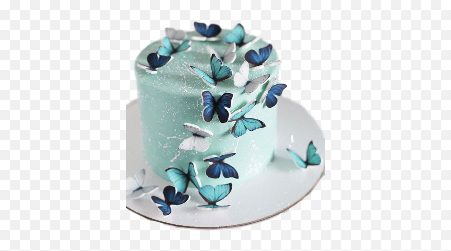 Birthday Cake - Birthday Butterfly Cake Design Emoji,Swoon Emoji