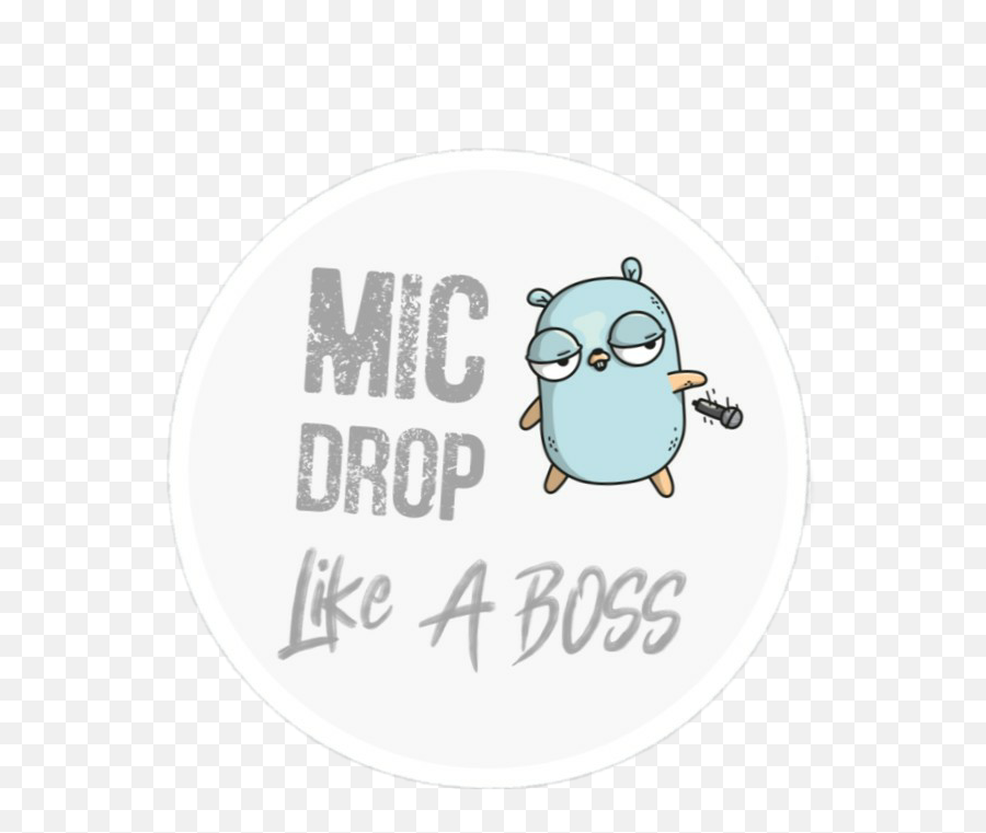 Mic Drop Sticker - Dot Emoji,Drops Mic Emoji