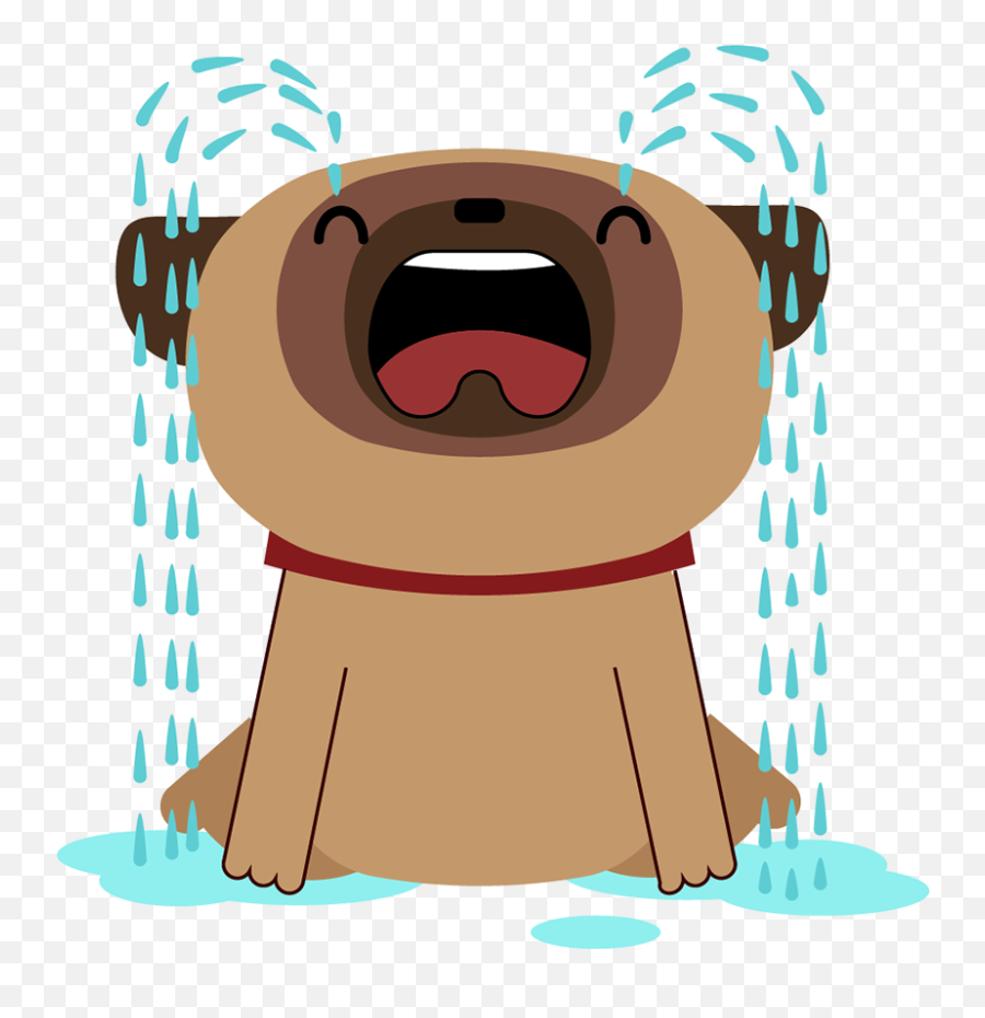 Janjo The Pug - Cartoon Emoji,Crossfit Emoji