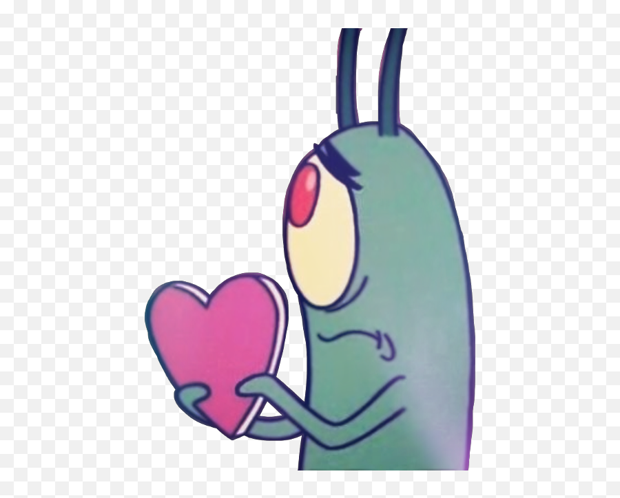 Meme Spongebob Aesthetic Vsco Cool - Plankton Holding Heart Drawing Emoji,Spongebob Emojis