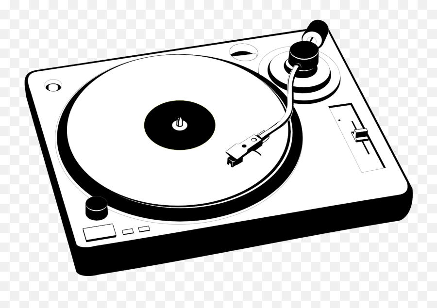 Turntable Record Player Antique Vintage - Turntable Clipart Emoji,Vinyl Record Emoji