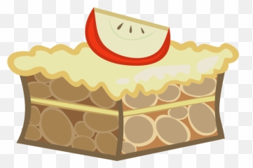 Apple Cake Clipart - Food My Little Pony Emoji,Cake Emoticon