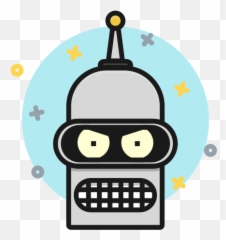 Bender Futurama Free Icon Of Robot Icons - Icon Emoji,Robot Emoticons