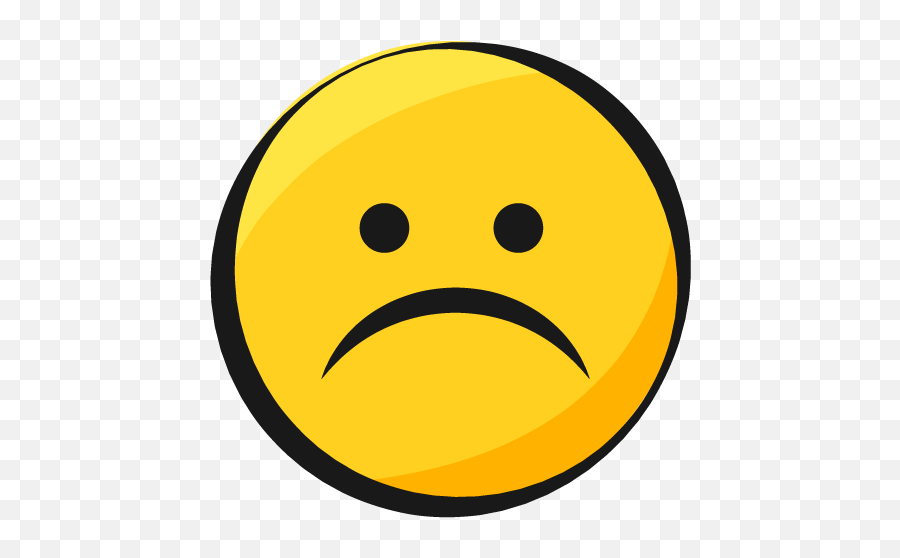 Smiley Jaune Emoji Yellow Sad Triste Image Animated Gif - Smiley Blink,Emoji Triste