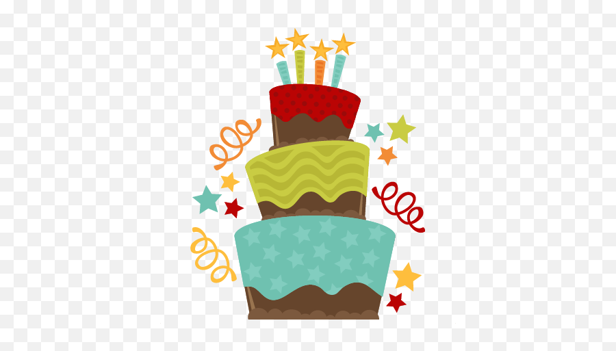 Birthday Cake Silhouette Clip Art At - Birthday Cake Clip Art Png Emoji,Cute Emoji Cakes